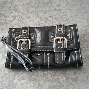 RAFE Target BlacK/Silver wallet w/wristlet